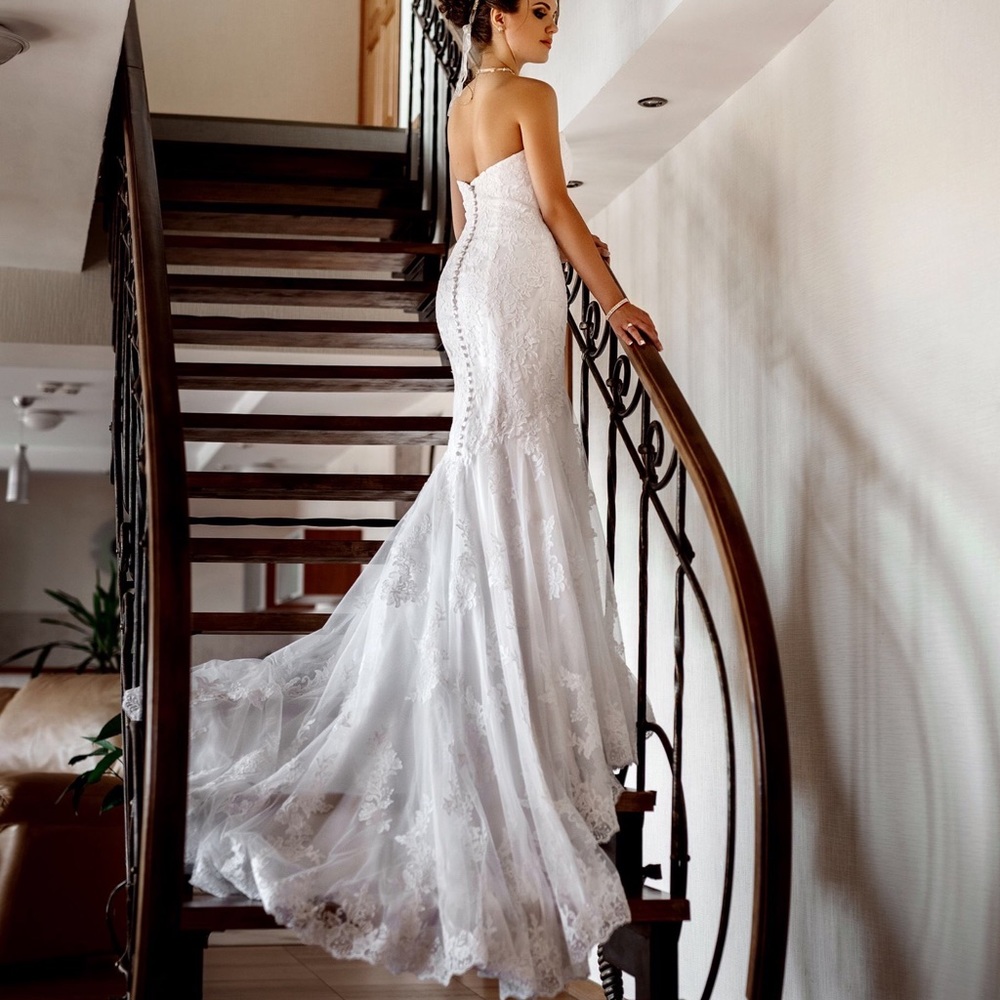 Wedding Dress Size 8 in Wedding Real Size Small (S) Gown Mori Lee